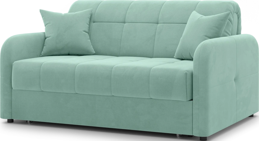 Диван прямой Гаспар 140, модель 045, Happy 690 (зелёный)