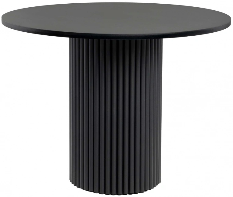 Кухонный стол Барел, 100 х 100, черный / черный