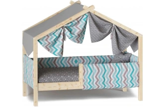 Кровать-домик детская Ассоль, 70*160, прозрачный