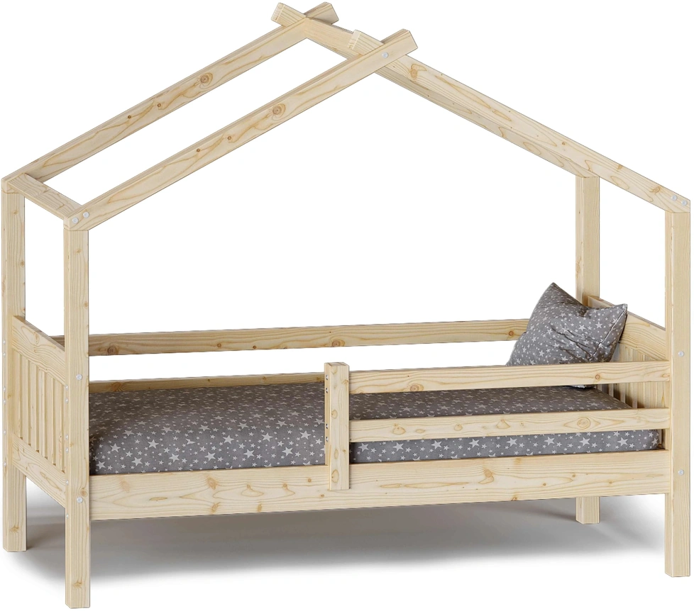 Кровать-домик детская Ассоль, 70*160, прозрачный