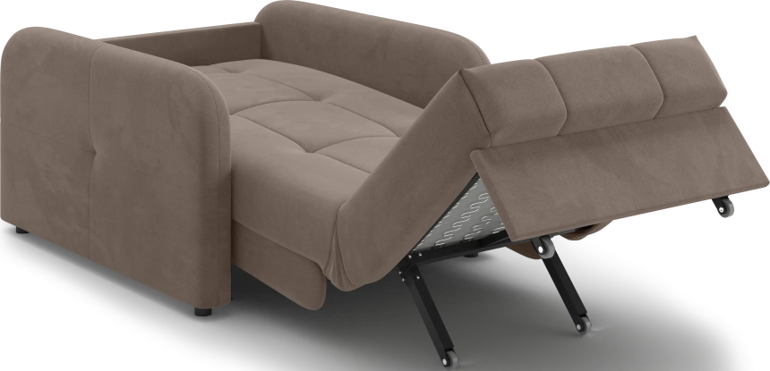 ​Кресло-кровать Гаспар 80, модель 045, Happy 233 (коричневый)