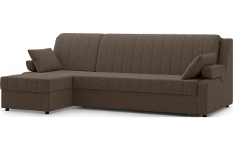 Диван угловой Марс 160, модель 066, Morelia 35 (коричневый)