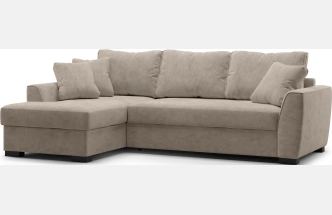 Диван угловой Като, модель 033, Germes Beige (бежевый)