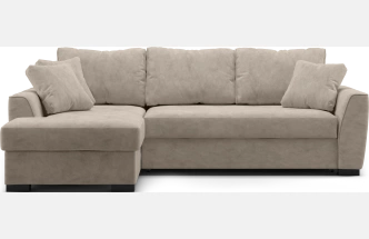 Диван угловой Като, модель 033, Germes Beige (бежевый)