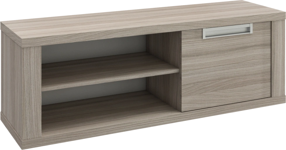 Тумба под ТВ Честерфилд, с полками, Шорвуд