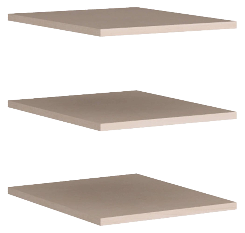 Комплект полок Орион, ДСП Лён, 3 шт.