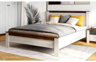 Кровать Даллас 160, двуспальная, дуб винтерберг / таксония