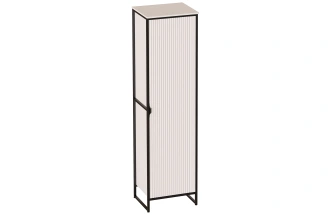 Шкаф однодверный Нора, с полками, персидский жемчуг