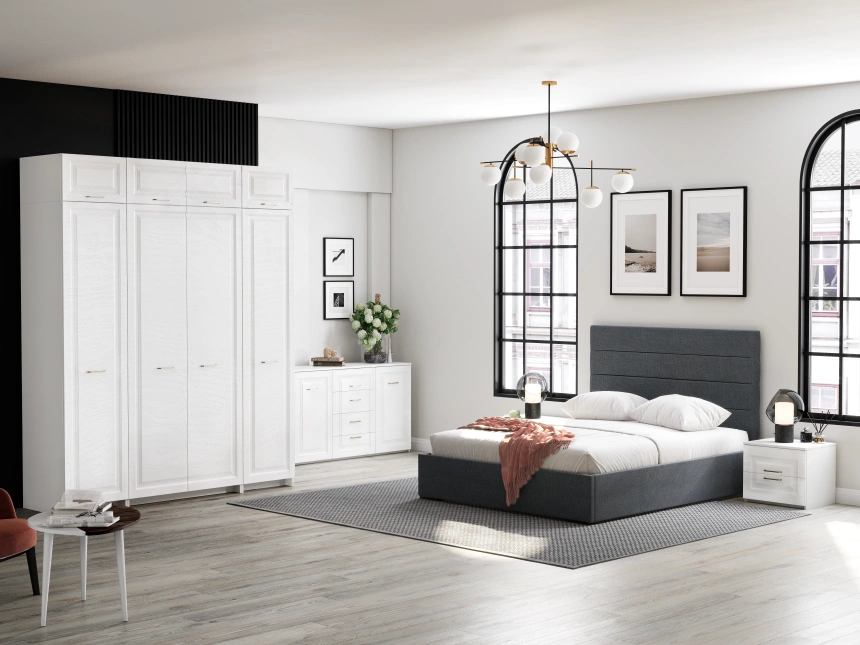 Комод Манхэттен, белый аляска / айс 06