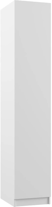 Шкаф одностворчатый Мадера, распашной c полками, ДМ лдсп белый