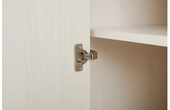 Шкаф трехдверный Элана, 143x64.5x218.5, распашной с зеркалом, бодега белая