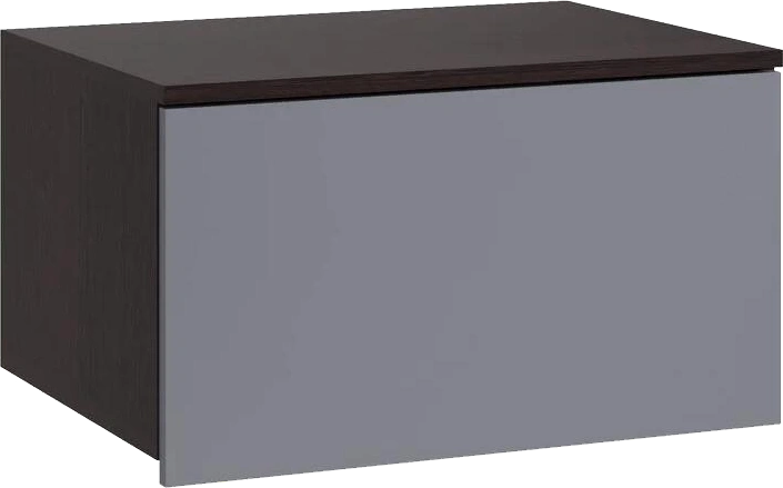 Шкаф навесной малый Роут, венге / графит софт