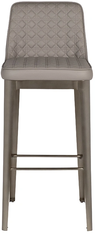 Барный стул 58DB-19303, искусственная кожа, светло-серый