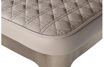 Барный стул 58DB-19303, искусственная кожа, светло-серый 