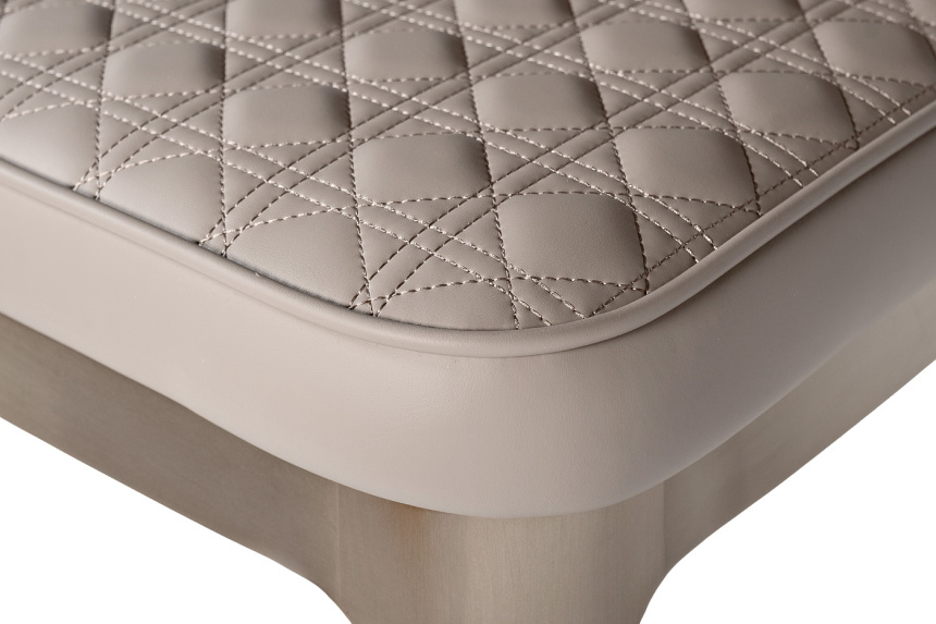 Барный стул 58DB-19303, искусственная кожа, светло-серый 