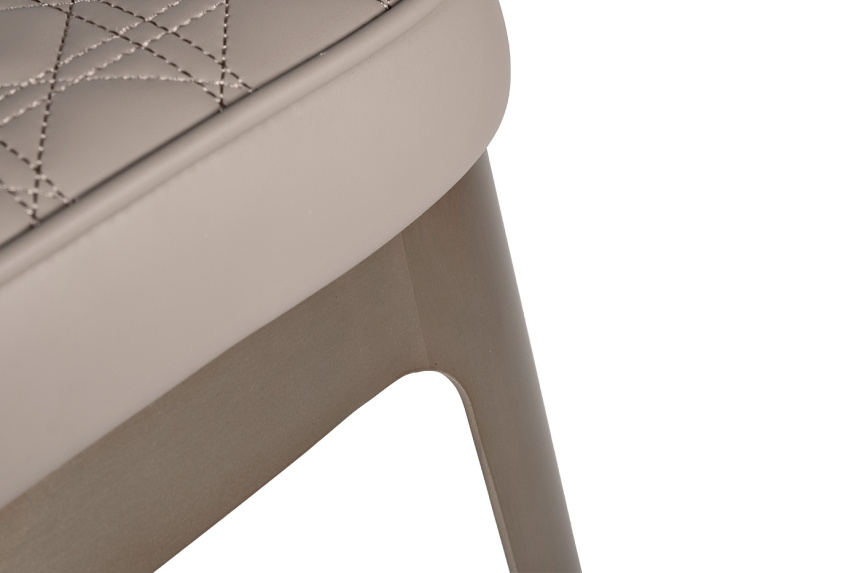 Барный стул 58DB-19303, искусственная кожа, светло-серый 