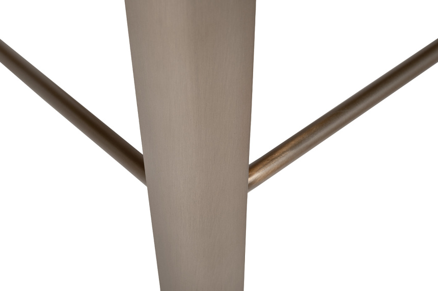 Барный стул 58DB-19303, искусственная кожа, светло-серый 