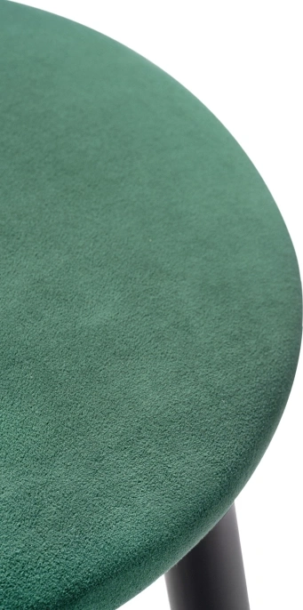 Полубарный табурет Гангток, катания изумруд / черный матовый