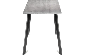 Кухонный стол Тринити Лофт, 120x60, ЛДСП, бетон, каркас матовый черный