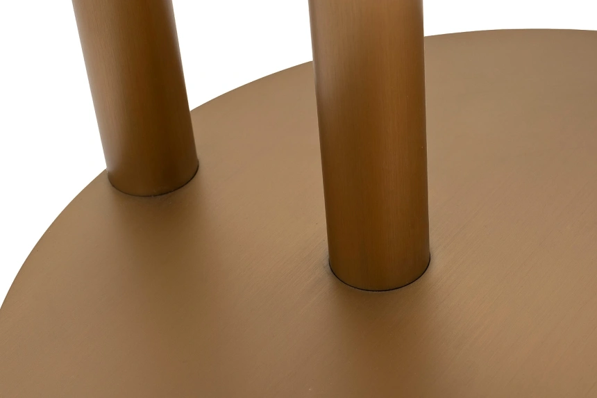 Журнальный стол 58DB-03187, 70x60x45, МДФ, белый мрамор / коричневый