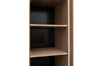 Шкаф-пенал Alto, 50x57x228.5, c полками, дуб урбан кофейный