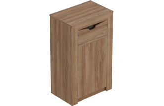 Тумба для обуви Соренто, с дверцей и ящиком, дуб стирлинг