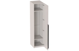 Шкаф однодверный Нора, распашной для одежды, персидский жемчуг / вереск ромено