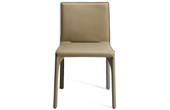 Стул 160KD-80060, мягкий, экокожа, бежевый