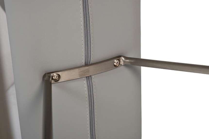 Барный стул 58DB-19307, искусственная кожа, серый