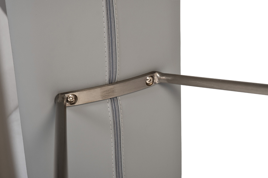 Барный стул 58DB-19307, искусственная кожа, серый 