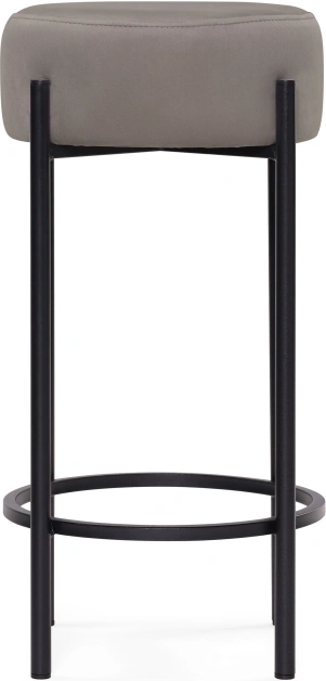 Барный табурет Сайпл, серый MR-30 / черный