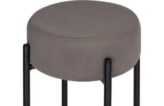 Барный табурет Сайпл, серый MR-30 / черный