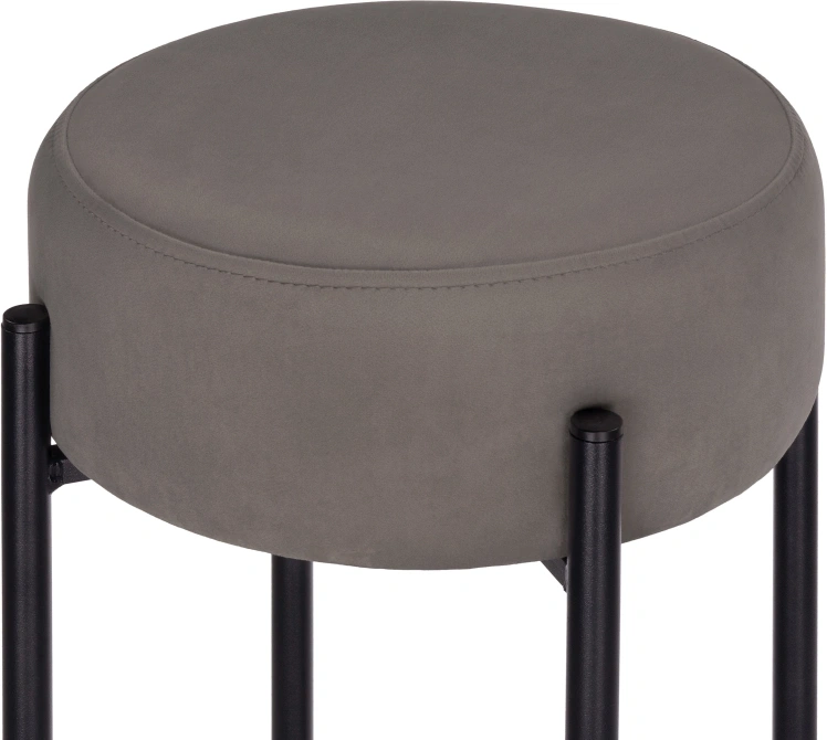 Барный табурет Сайпл, серый MR-30 / черный