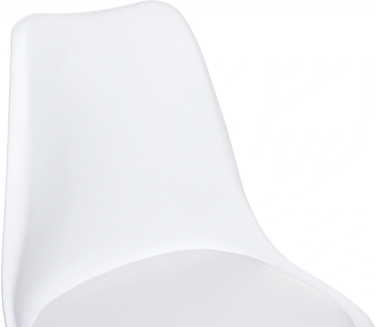 Стул поворотный Tulip, на одной ножке, белый