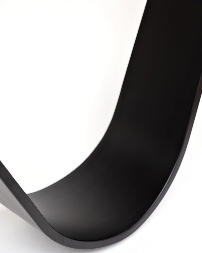 Обеденный стол 58DB-23186, МДФ, светло-коричневый / черный  