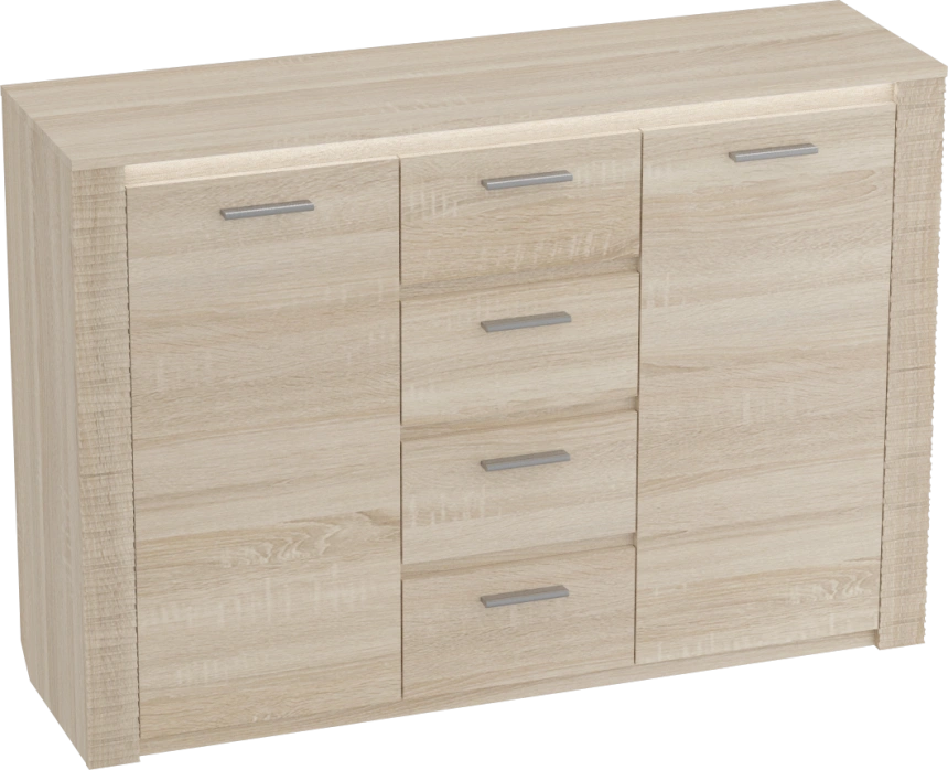 Модульная гостиная Элана 3, дуб сонома