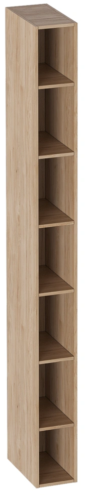 Стеллаж малый Ренн, дуб натуральный светлый