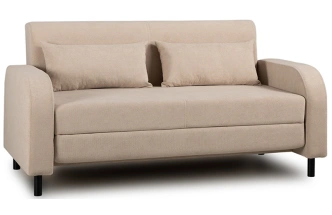 Диван прямой двухместный Киото, Epic 12 Beige (бежевый)