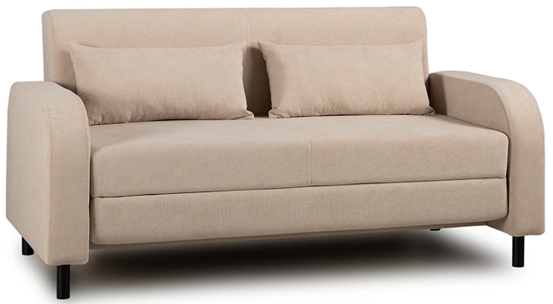 Диван прямой двухместный Киото, Epic 12 Beige (бежевый)