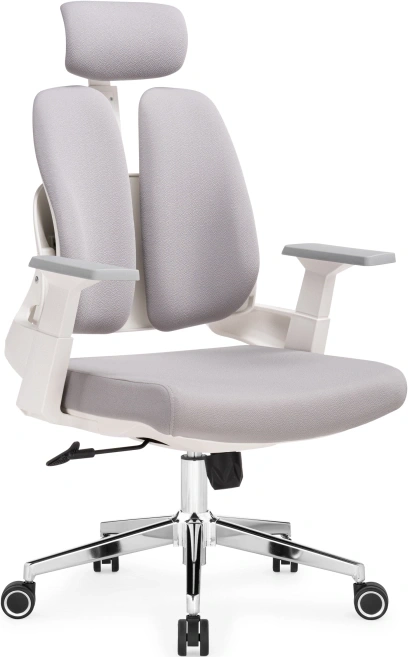 Компьютерное кресло Hiba, серый / хром