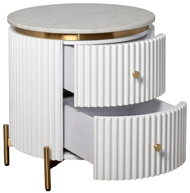 Тумба прикроватная 77IP-GD009-TUMB/1, с ящиками