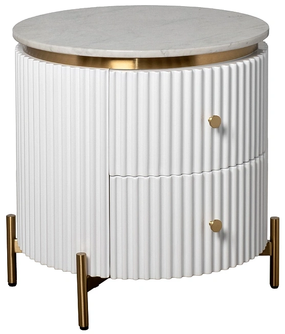 Тумба прикроватная 77IP-GD009-TUMB/1, с ящиками