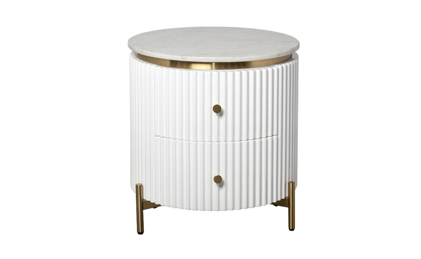 Тумба прикроватная 77IP-GD009-TUMB/1, с ящиками