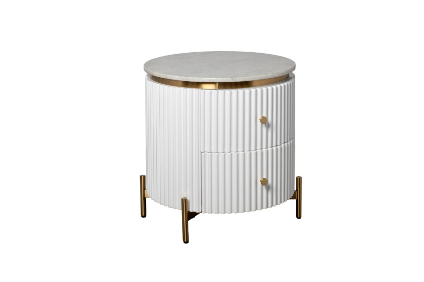 Тумба прикроватная 77IP-GD009-TUMB/1, с ящиками