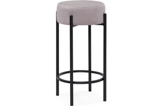 Барный табурет Сайпл, светло-серый MR-28 / черный