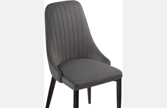 Стул Kora, на металлокаркасе, dark gray / black