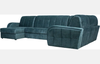 Диван угловой Блэквуд 155, Kleo emerald, Угл.секция Крес.секция 600 оттоманка 150 
