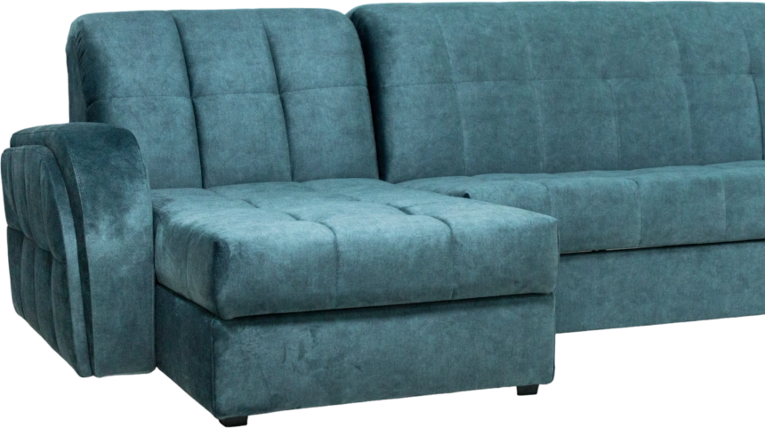 Диван угловой Блэквуд 155, Kleo emerald, Угл.секция Крес.секция 600 оттоманка 150 