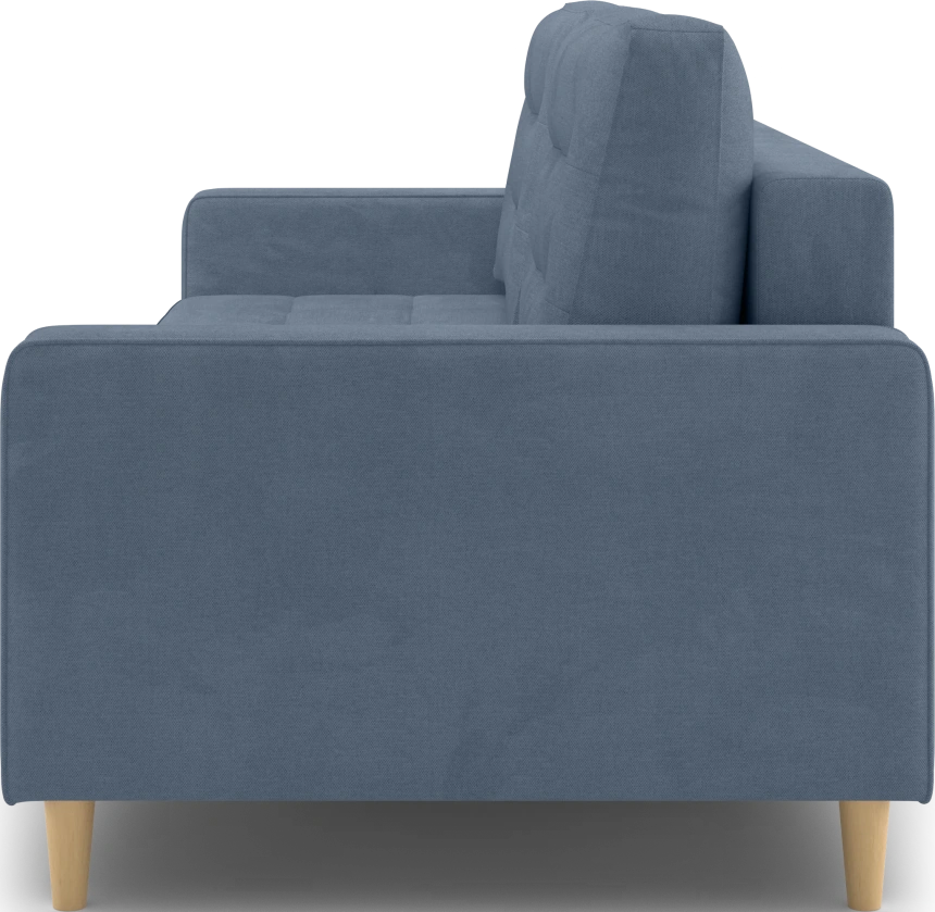 Диван прямой трехместный Lugo, модель 041, Alliance 797 (графитовый)