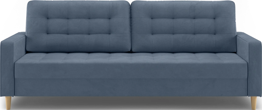 Диван прямой трехместный Lugo, модель 041, Alliance 797 (графитовый)